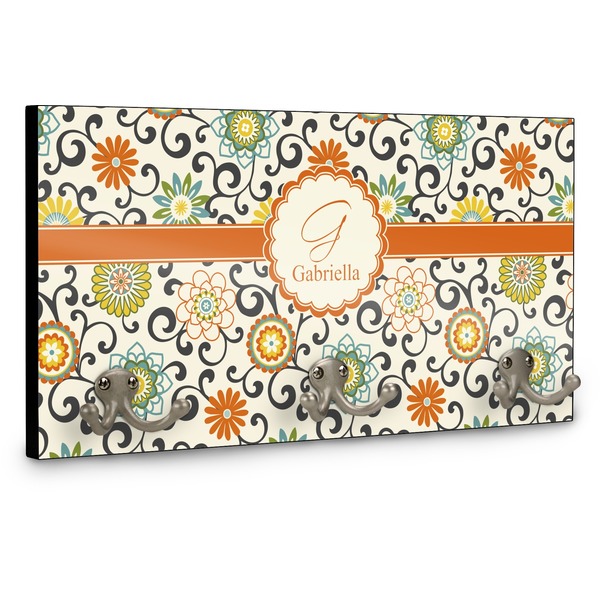 Swirls & Floral Coat Hanger Main