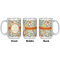 Swirls & Floral Coffee Mug - 15 oz - White APPROVAL