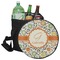 Swirls & Floral Collapsible Personalized Cooler & Seat