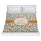 Swirls & Floral Comforter - King (Personalized)