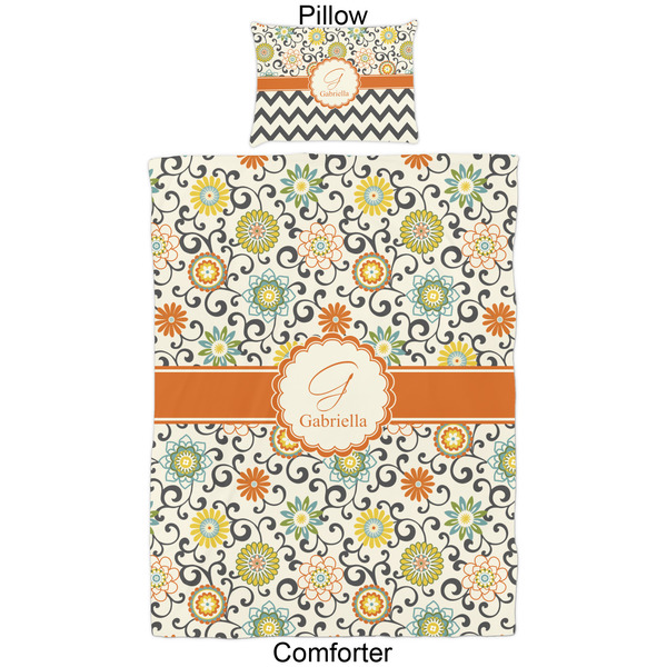 Swirls & Floral Comforter Set - Twin - Approval