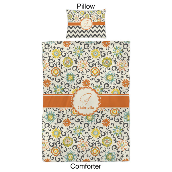 Swirls & Floral Comforter Set - Twin XL - Approval