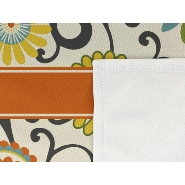 Swirls & Floral Cooling Towel- Detail