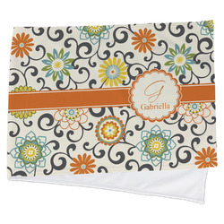 Swirls & Floral Cooling Towel (Personalized)