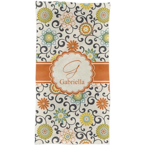 Swirls & Floral Crib Comforter/Quilt - Apvl