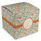 Swirls & Floral Cube Favor Gift Boxes (Personalized)