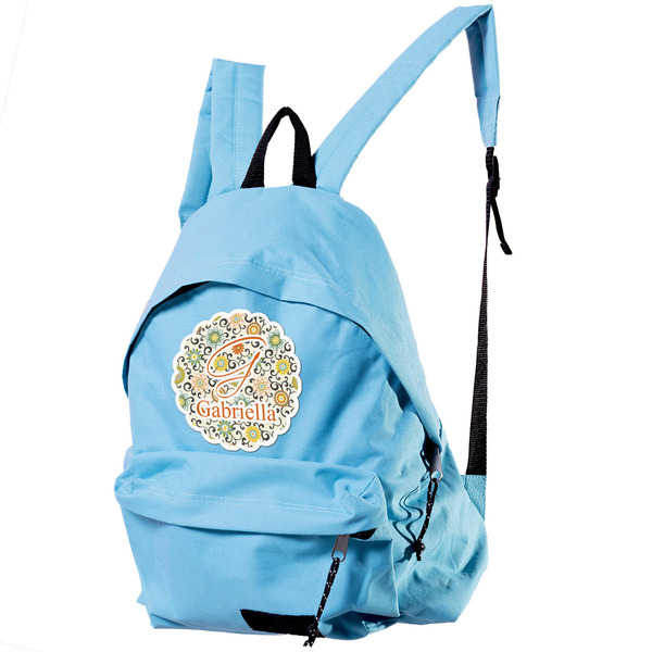 Swirls & Floral Custom Shape Iron On Patches - XL single APPROVAL