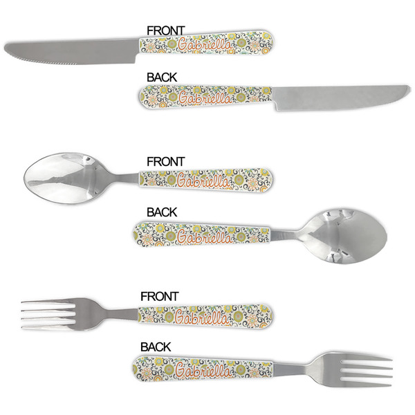Swirls & Floral Cutlery Set - APPROVAL