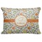 Swirls & Floral Decorative Baby Pillowcase - 16"x12" (Personalized)