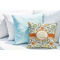 Swirls & Floral Decorative Pillow Case - LIFESTYLE 2