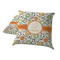 Swirls & Floral Decorative Pillow Case - TWO
