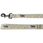 Swirls & Floral Deluxe Dog Leash (Personalized)