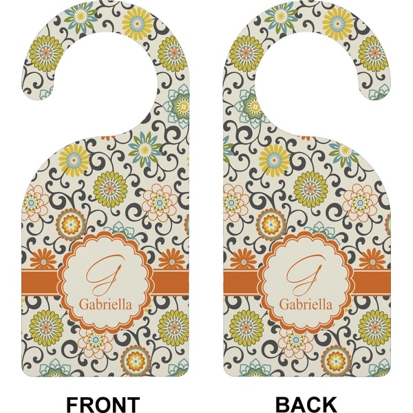 Swirls & Floral Door Hanger (Approval)