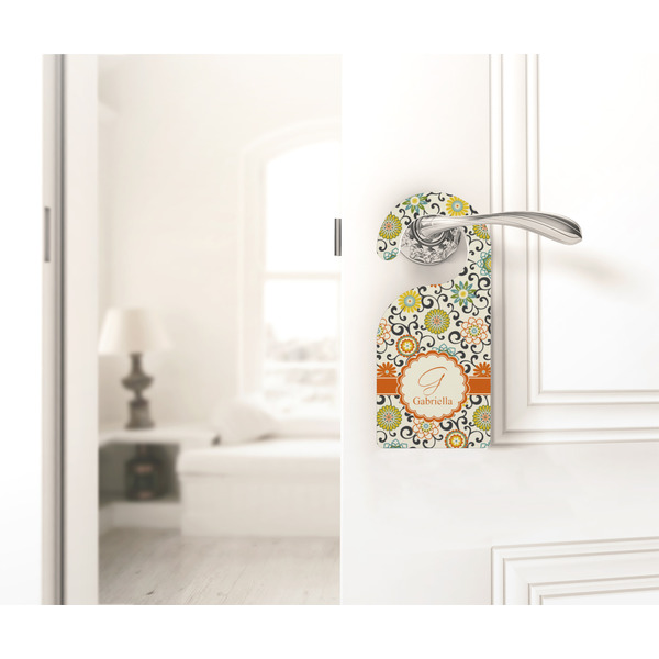 Swirls & Floral Door Hanger - LIFESTYLE