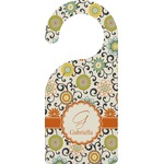 Swirls & Floral Door Hanger (Personalized)
