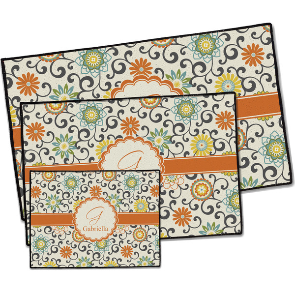 Swirls & Floral Door Mats - PARENT MAIN
