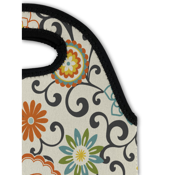 Swirls & Floral Double Wine Tote - Detail 1 (new)