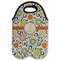 Swirls & Floral Double Wine Tote - Flat (new)
