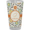 Swirls & Floral Pint Glass - Full Color - Front View