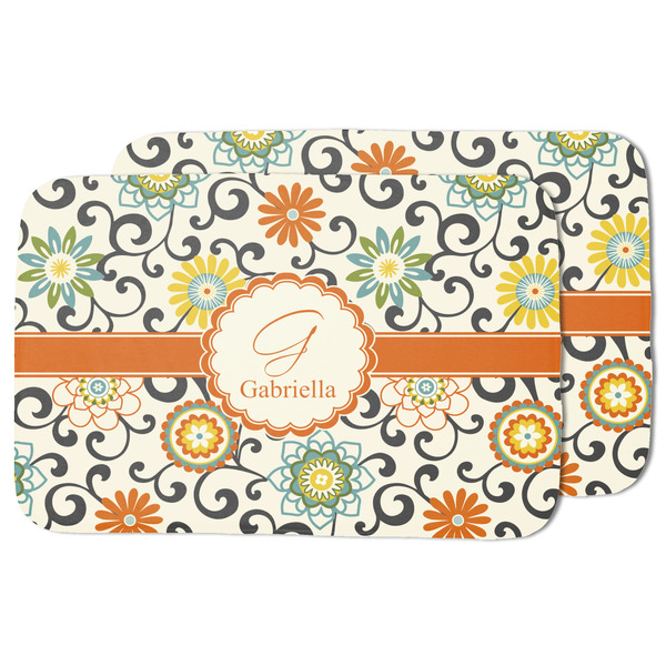 Swirls & Floral Drying Dish Mat - MAIN