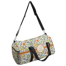 Swirls & Floral Duffel Bag (Personalized)