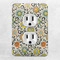 Swirls & Floral Electric Outlet Plate - LIFESTYLE