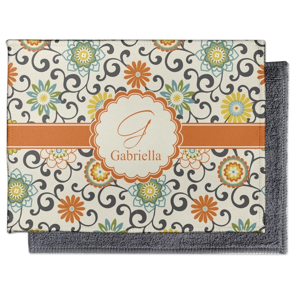 Swirls & Floral Electronic Screen Wipe - Flat
