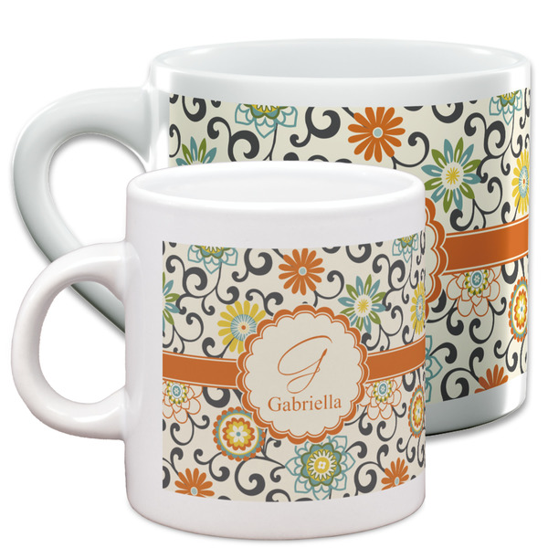 Swirls & Floral Espresso Mugs - Main Parent