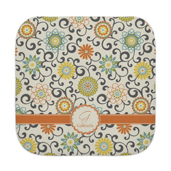 Swirls & Floral Face Towel (Personalized)