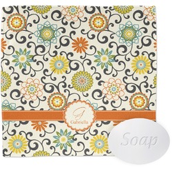 Swirls & Floral Washcloth (Personalized)