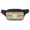 Swirls & Floral Fanny Packs - FRONT