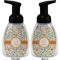 Swirls & Floral Foam Soap Bottle (Front & Back)