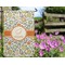 Swirls & Floral Garden Flag - Outside In Flowers