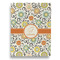 Swirls & Floral House Flags - Double Sided - FRONT