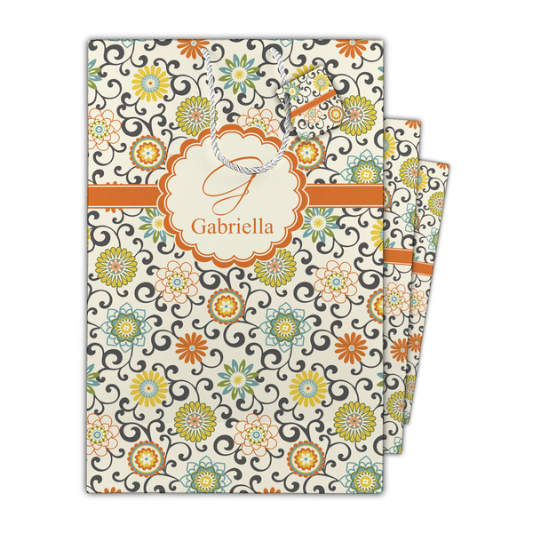 Swirls & Floral Gift Bags - Parent/Main