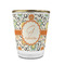 Swirls & Floral Glass Shot Glass - 1.5 oz - with Gold Rim - Single (Personalized)