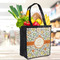 Swirls & Floral Grocery Bag - LIFESTYLE