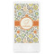 Swirls & Floral Guest Napkins - Full Color - Embossed Edge (Personalized)