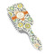 Swirls & Floral Hair Brush - Angle View