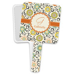 Swirls & Floral Hand Mirror (Personalized)
