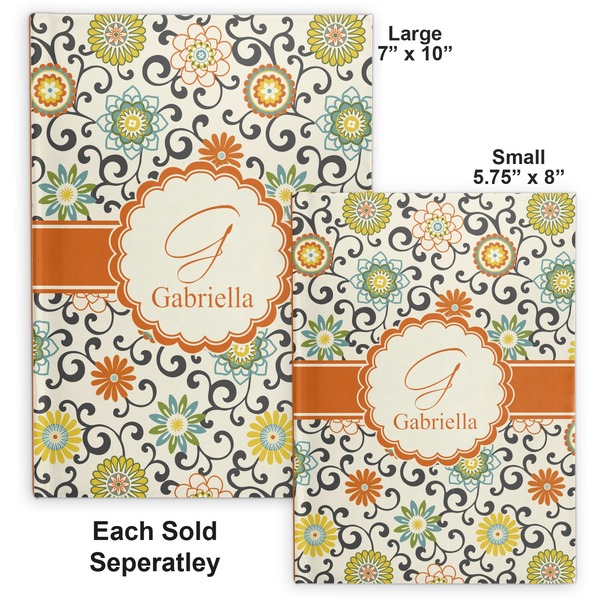 Swirls & Floral Hard Cover Journal - Compare