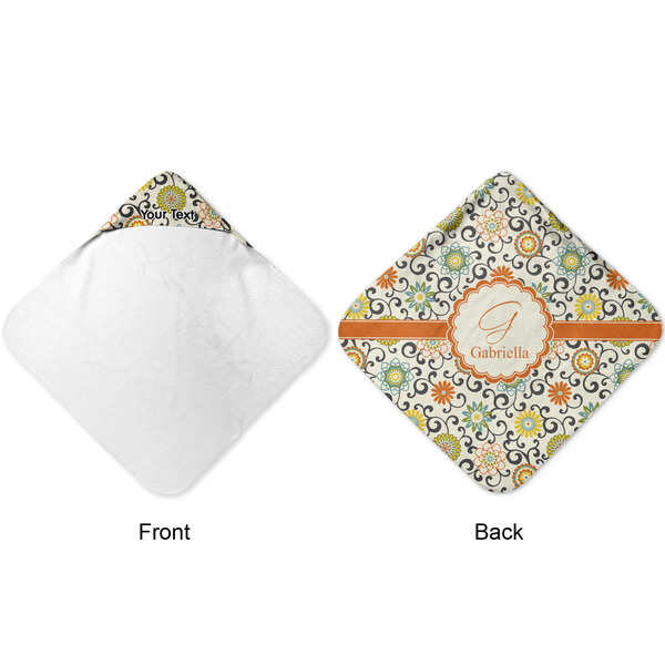 Swirls & Floral Hooded Baby Towel- Approval