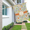 Swirls & Floral House Flags - Double Sided - LIFESTYLE