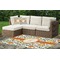 Swirls & Floral Outdoor Mat & Cushions
