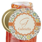 Swirls & Floral Jar Opener (Personalized)
