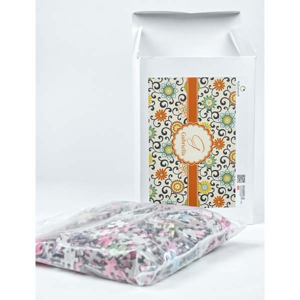 Swirls & Floral Jigsaw Puzzle 1014 Piece - Box