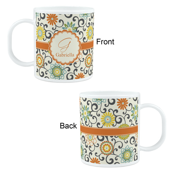 Swirls & Floral Kid's Mug - Apvl