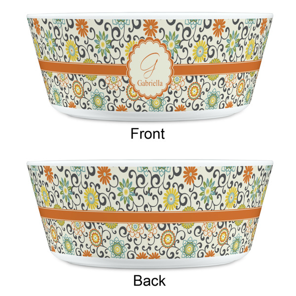 Swirls & Floral Kids Bowls - APPROVAL