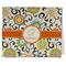 Swirls & Floral Kitchen Towel - Poly Cotton w/ Name and Initial