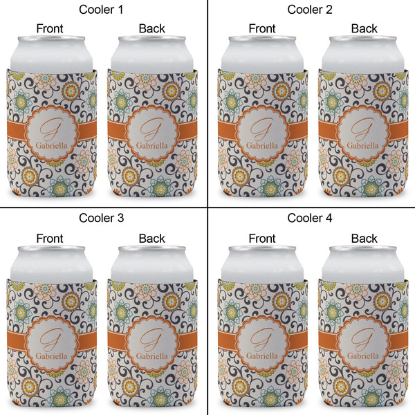 Swirls & Floral Can Sleeve (Approval)